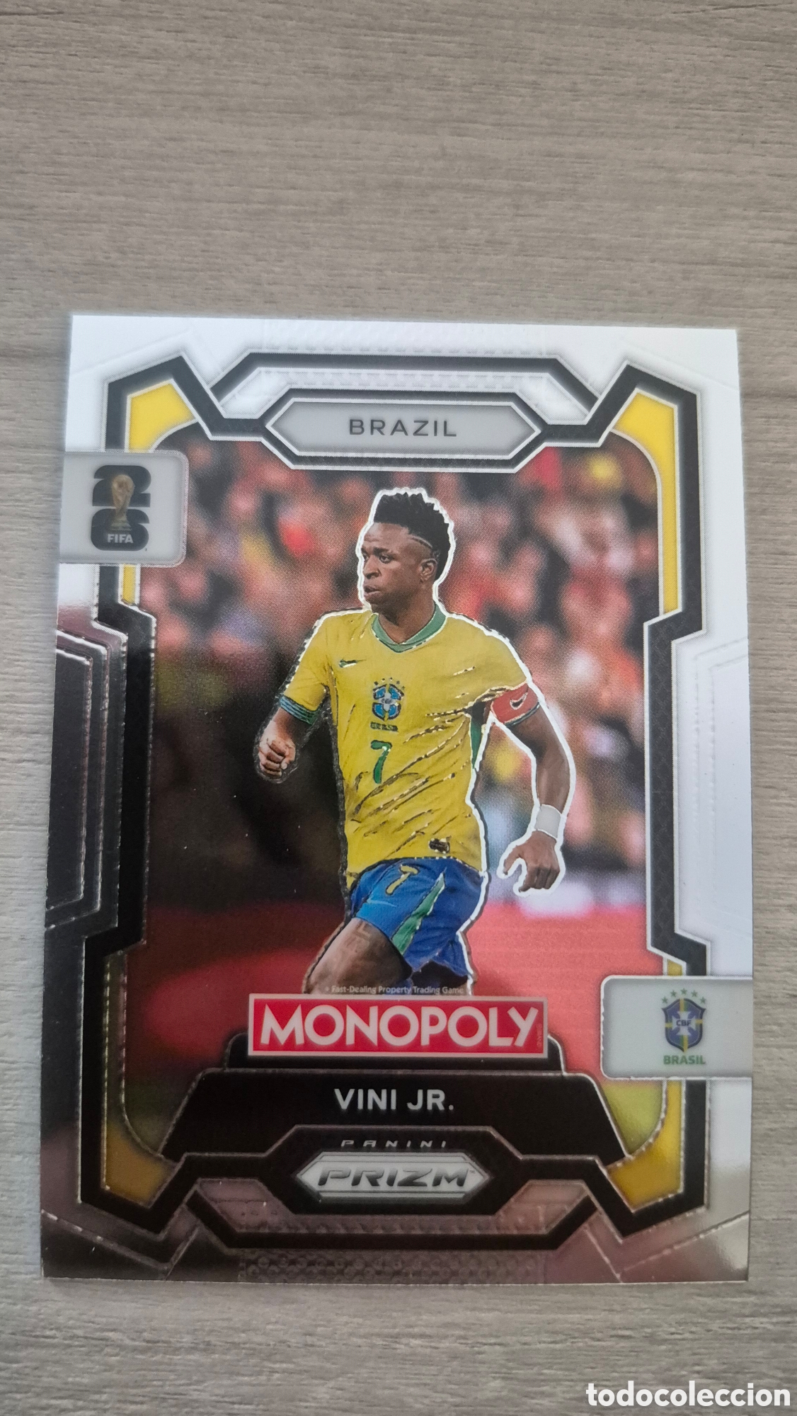 Cromos de F&uacute;tbol: Vini Jr. Panini Monopoly Prizm FIFA World Cup 2026