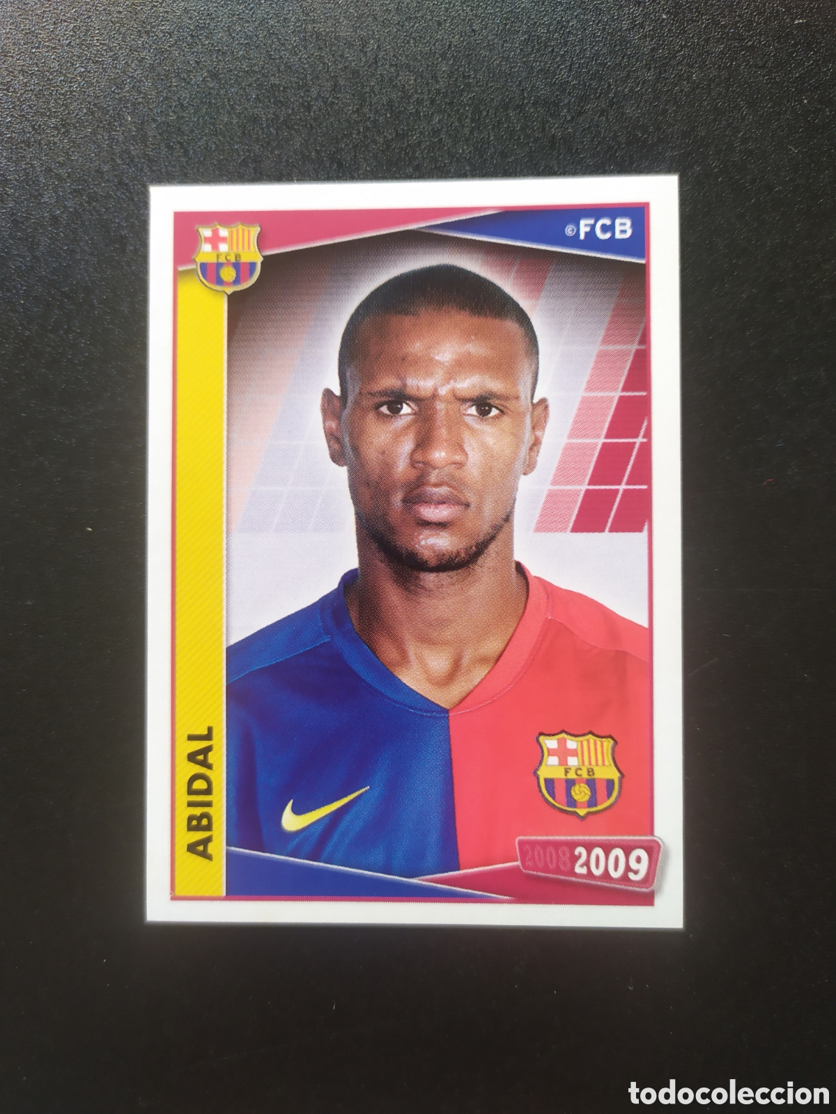 Cromos de F&uacute;tbol: FC Barcelona colecci&oacute;n oficial 2008 2009 08 09 panini Abidal n&deg; 66 sin pegar