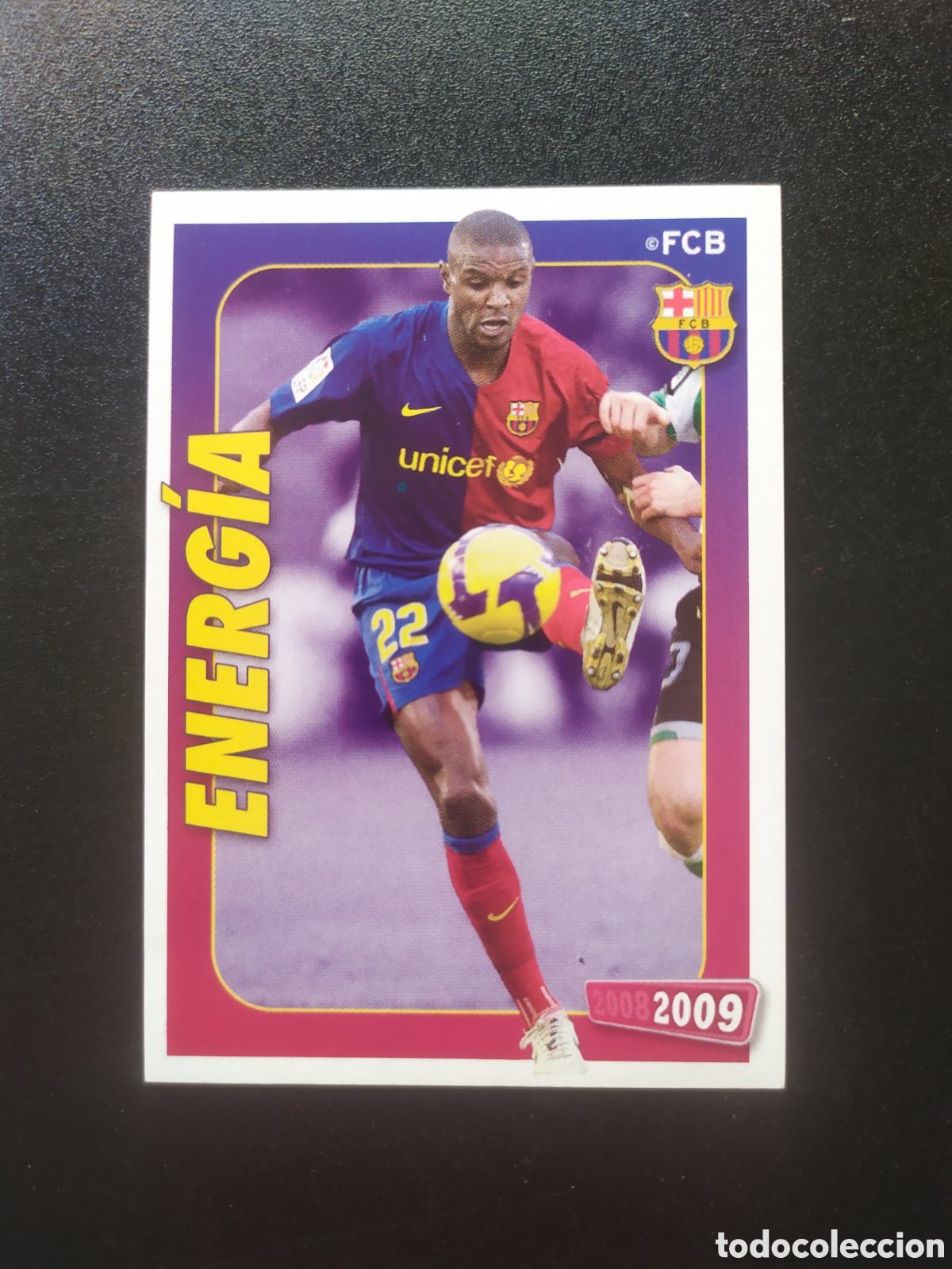 Cromos de F&uacute;tbol: FC Barcelona colecci&oacute;n oficial 2008 2009 08 09 panini Abidal n&deg; 67 sin pegar
