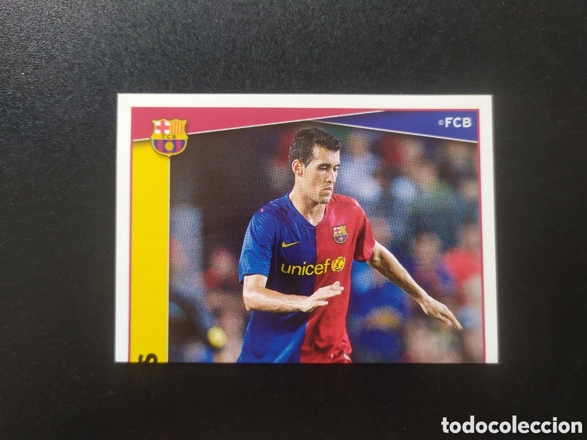 Cromos de F&uacute;tbol: FC Barcelona colecci&oacute;n oficial 2008 2009 08 09 panini Sergio Busquets n&deg; 70 sin pegar