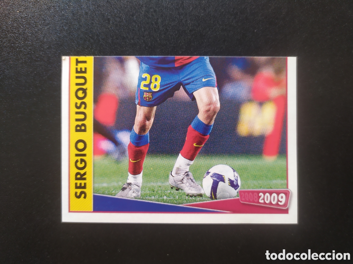 Cromos de F&uacute;tbol: FC Barcelona colecci&oacute;n oficial 2008 2009 08 09 panini Sergio Busquets n&deg; 71 sin pegar