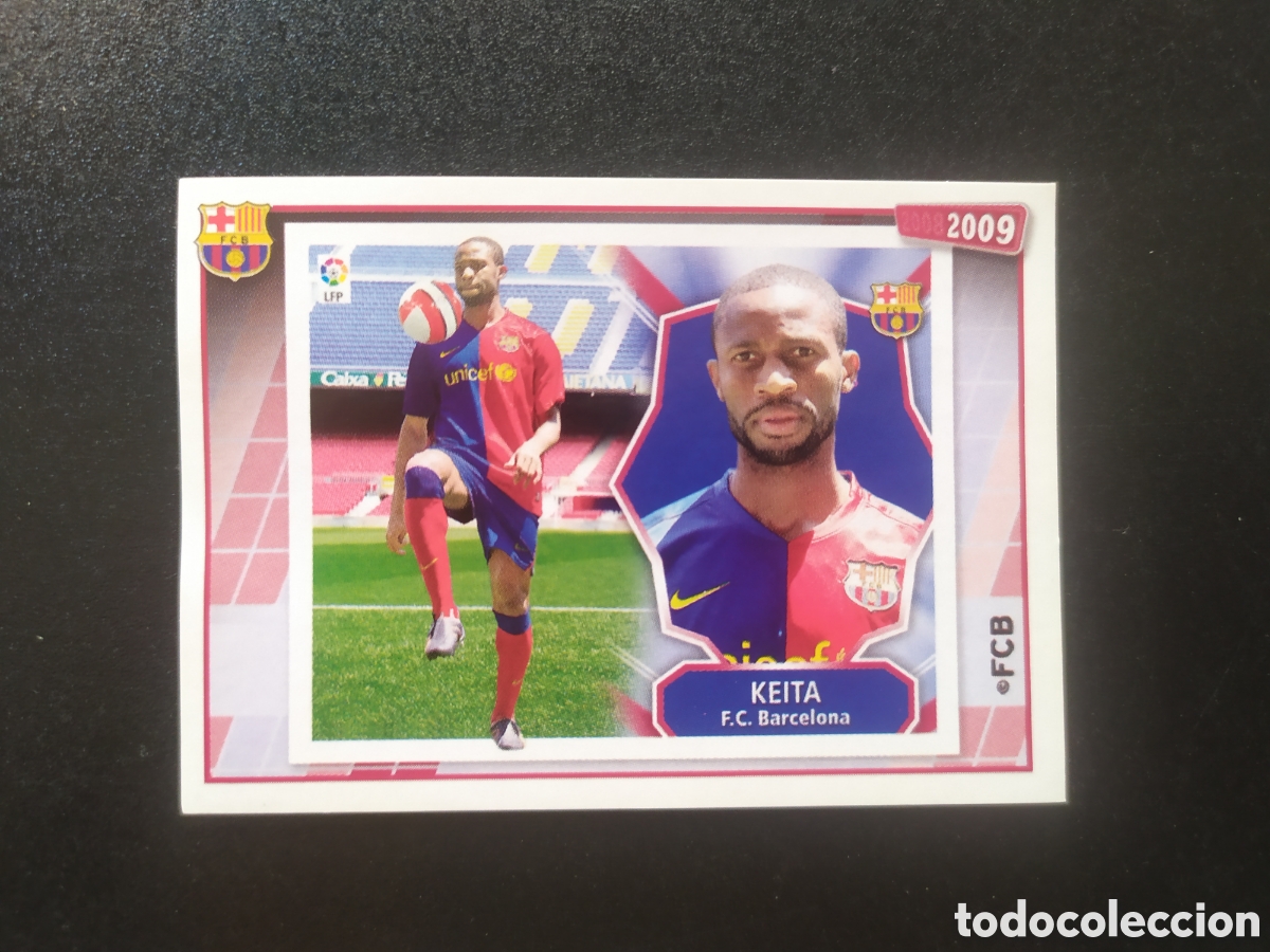 Cromos de F&uacute;tbol: FC Barcelona colecci&oacute;n oficial 2008 2009 08 09 panini Keita n&deg; 87 sin pegar