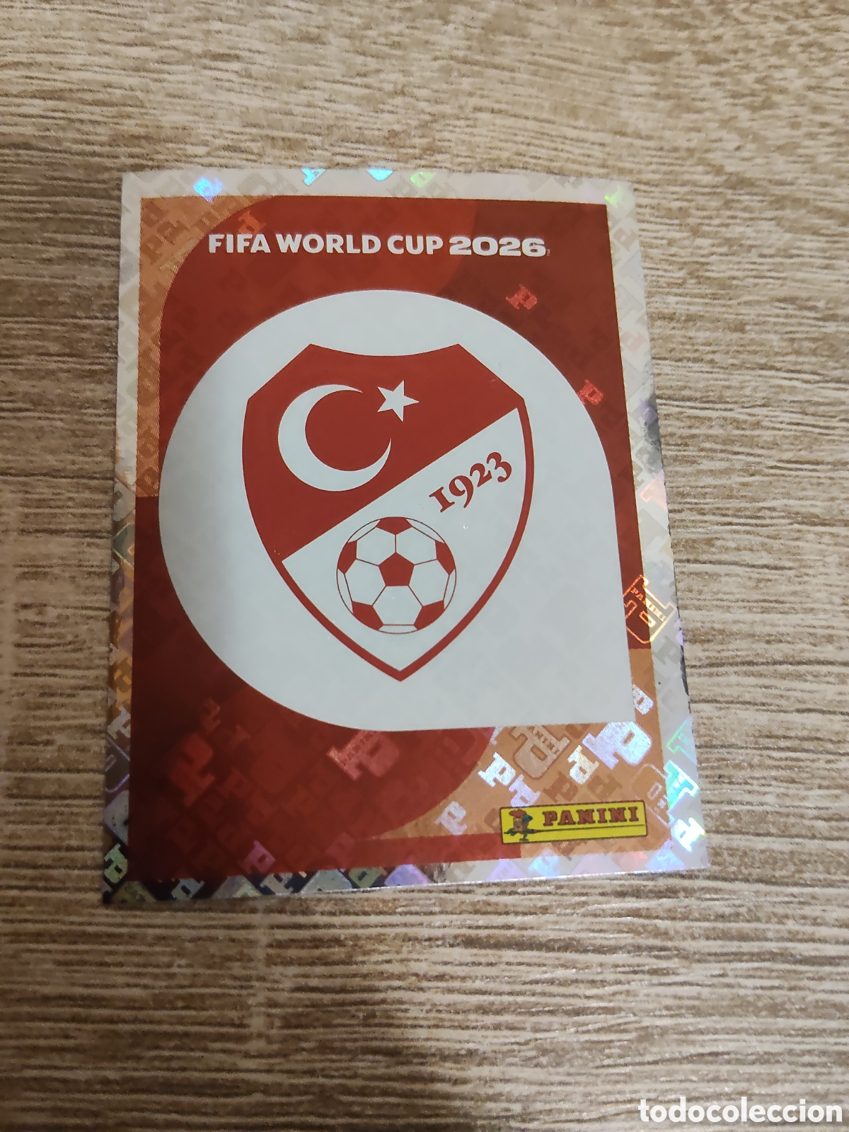 Cromos de F&uacute;tbol: Panini mundial 2026 TUR 1 escudo Turqu&iacute;a
