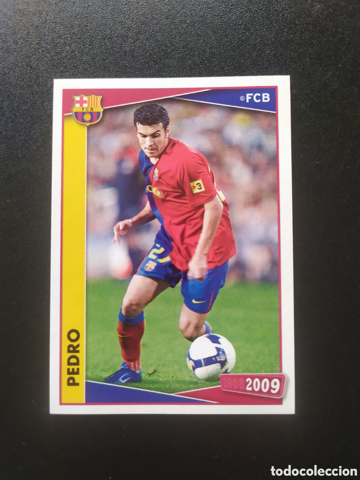 Cromos de F&uacute;tbol: FC Barcelona colecci&oacute;n oficial 2008 2009 08 09 panini Pedro n&deg; 125 sin pegar