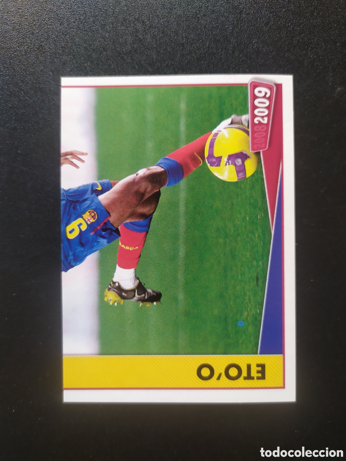 Cromos de F&uacute;tbol: FC Barcelona colecci&oacute;n oficial 2008 2009 08 09 panini Etoo Eto'o n&deg; 147 sin pegar