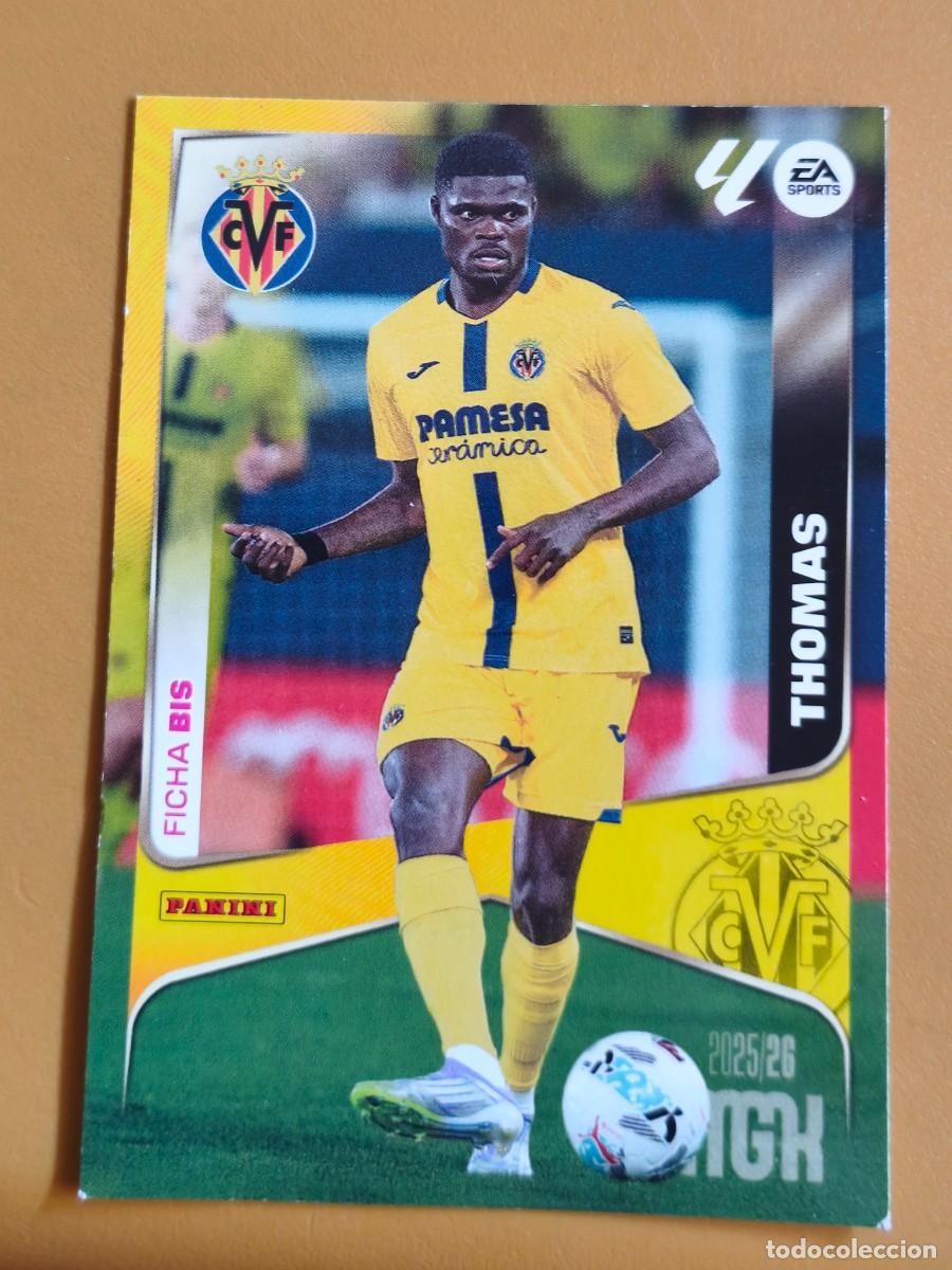 Cromos de F&uacute;tbol: thomas, 2025 26 ficha bis