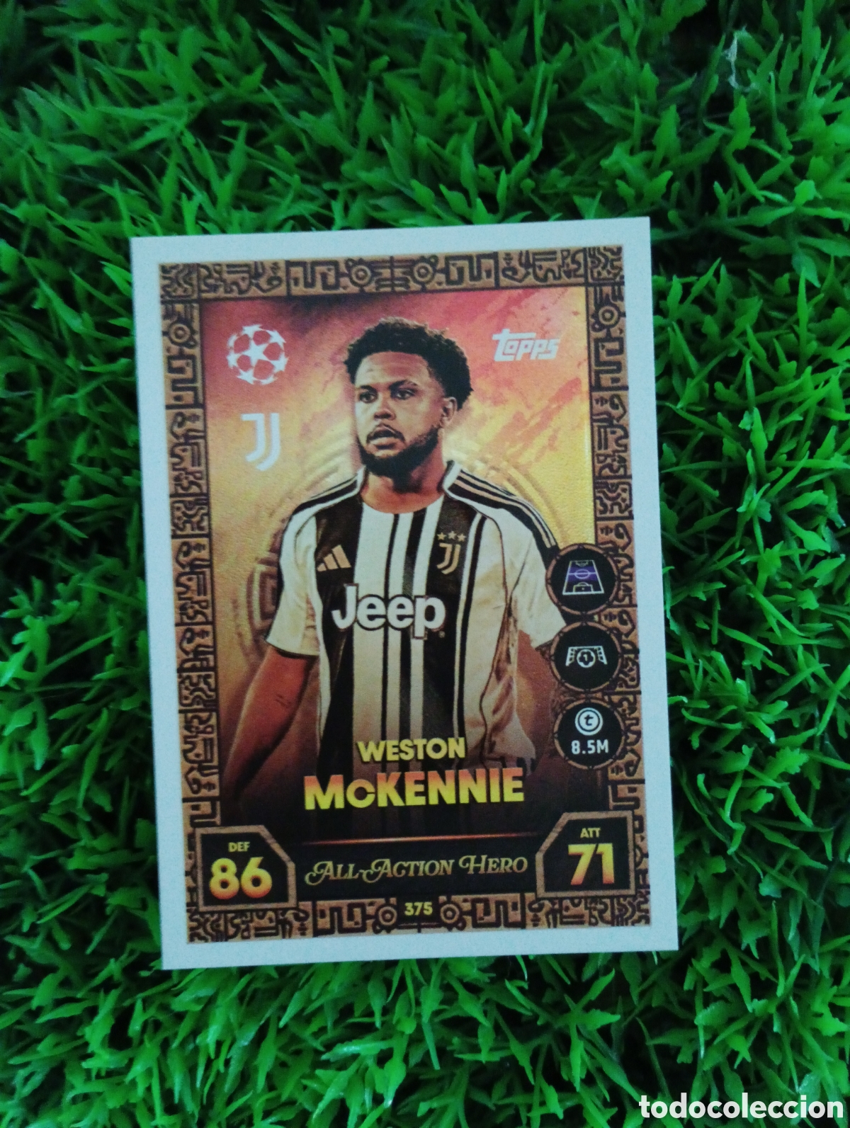 Cromos de F&uacute;tbol: McKennie Juventus ALL ACTION HERO Match Attax 25-26 # 375