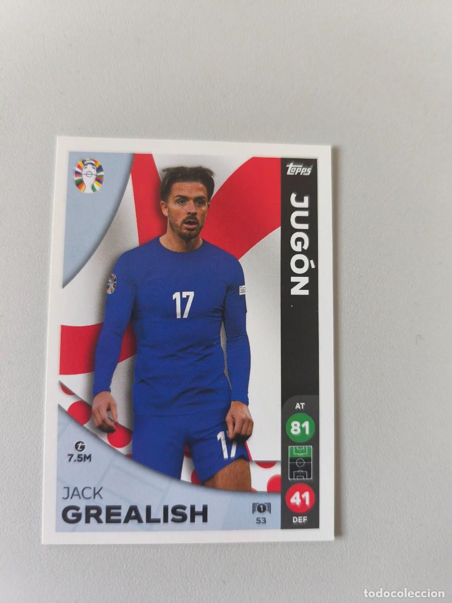 Fu&szlig;ball-Sticker: EURO 2024 TOPPS JACK GREALISH 53 CRM1