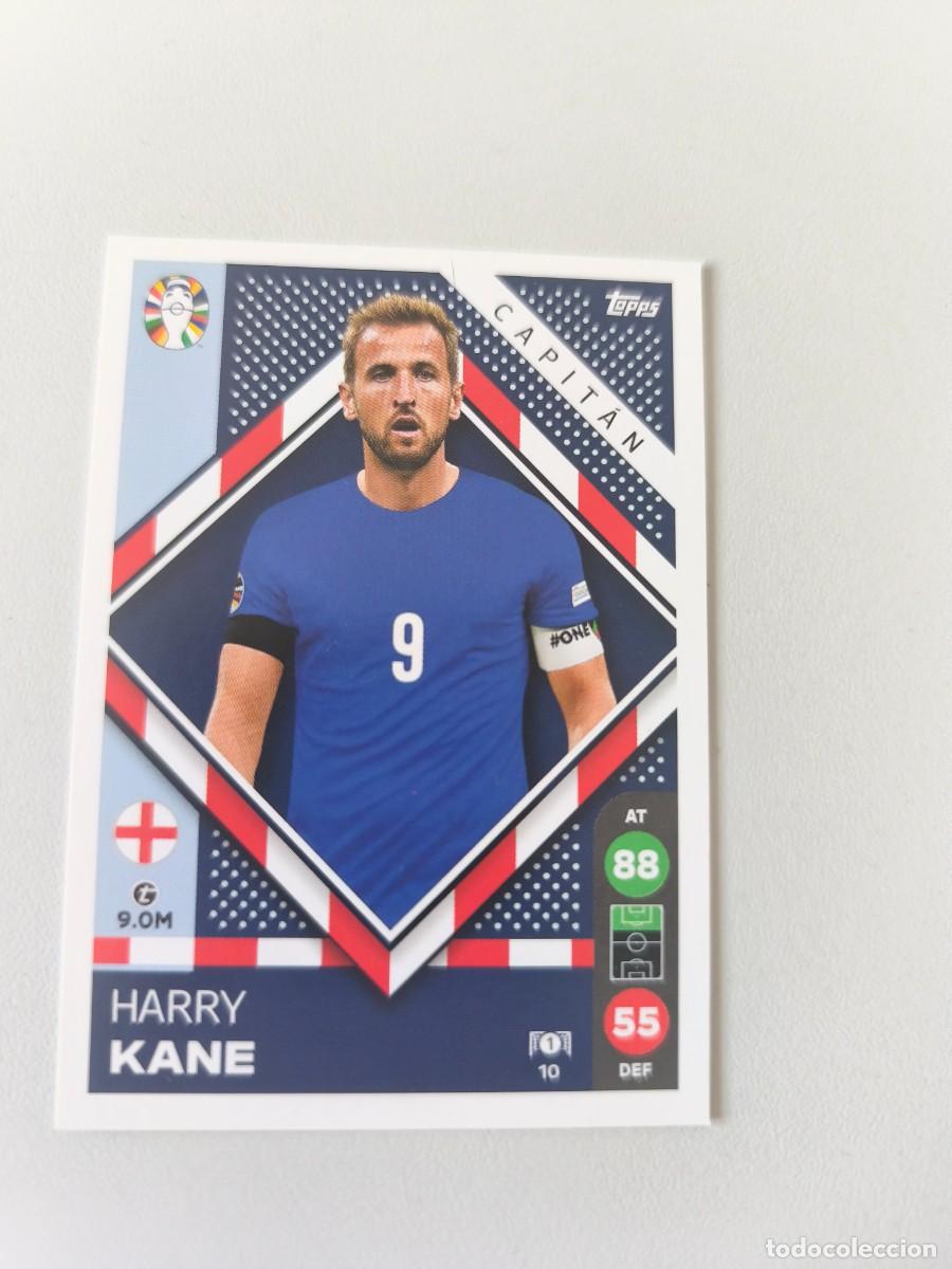 Cromos de f&uacute;tbol: EURO 2024 TOPPS HARRY KANE 10 CRM1