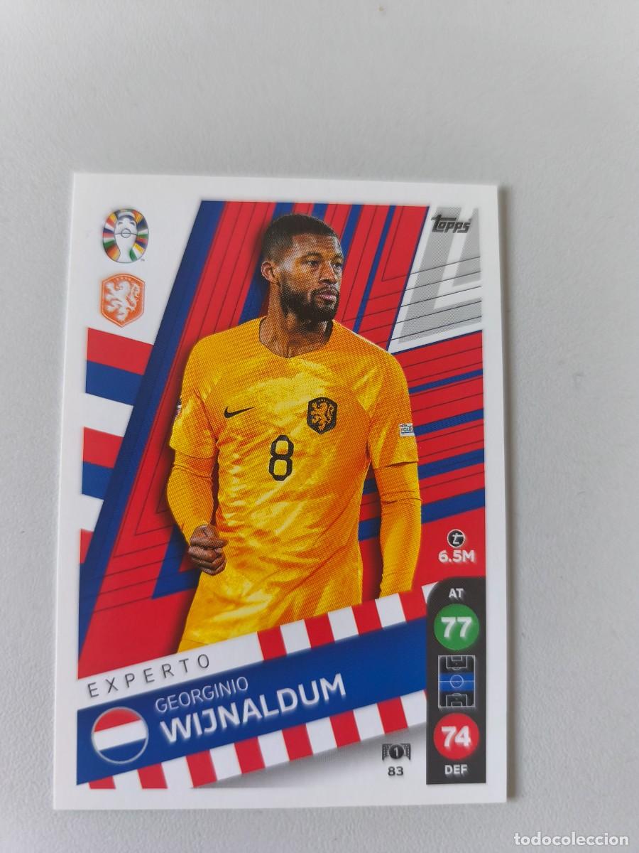 Cromos de F&uacute;tbol: EURO 2024 TOPPS EXPERTO WIJNALDUM 83 CRM1