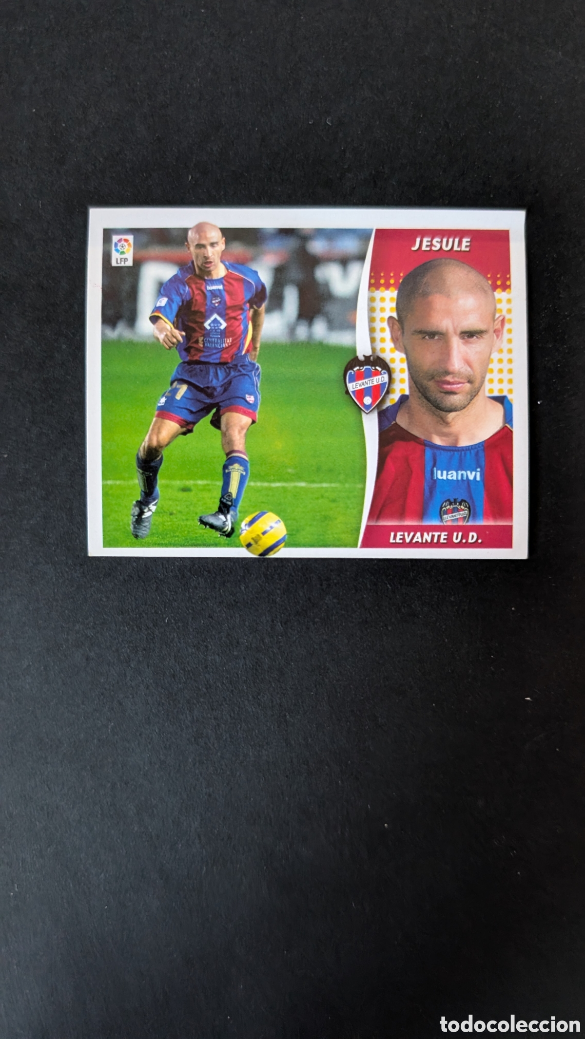Cromos de F&uacute;tbol: JESULE LEVANTE BAJA LIGA ESTE 2006/07 06 07 VENTANILLA