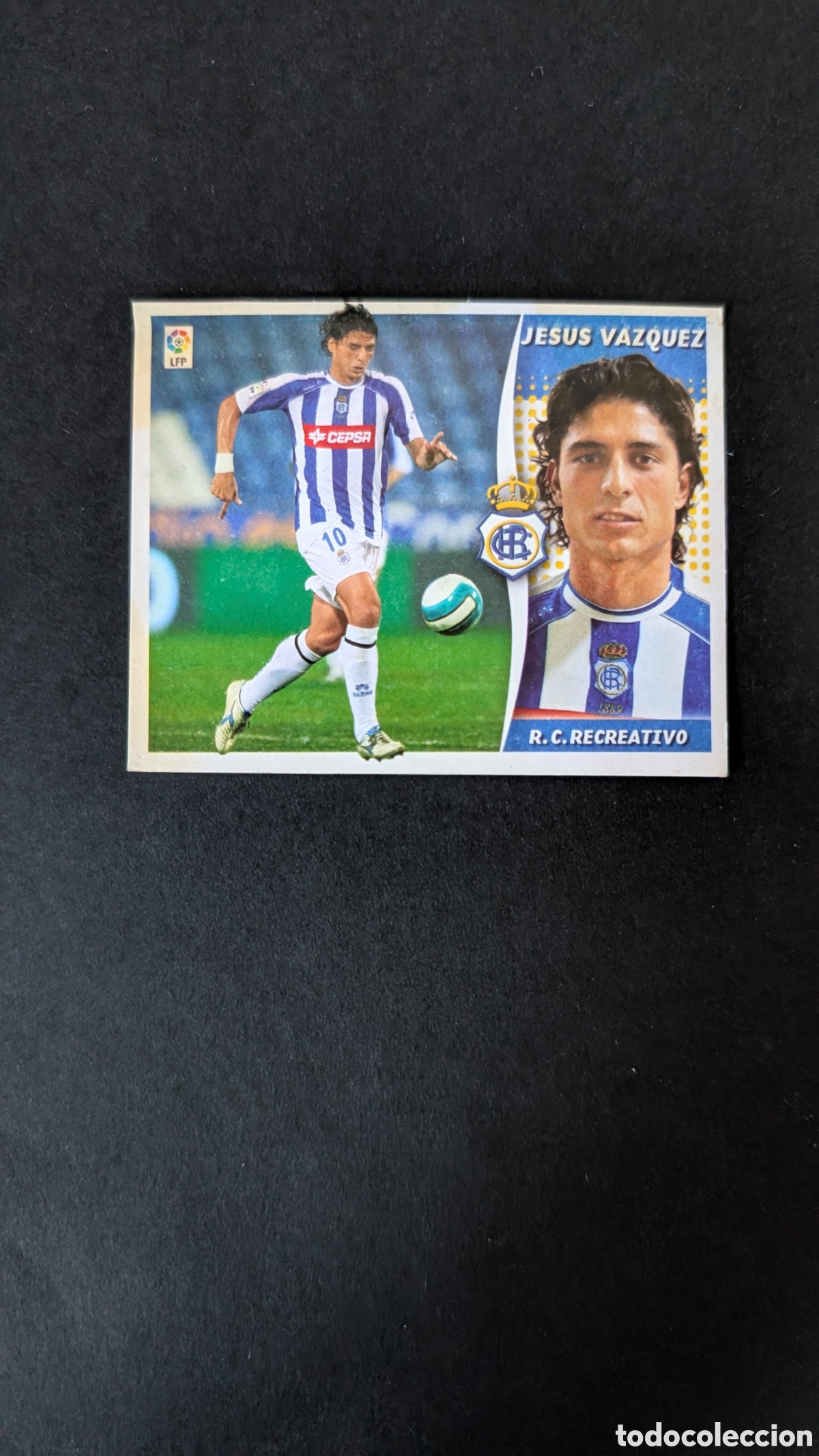 Cromos de F&uacute;tbol: JESUS V&Aacute;ZQUEZ RECREATIVO HUELVA LIGA ESTE 2006/07 06 07 VENTANILLA