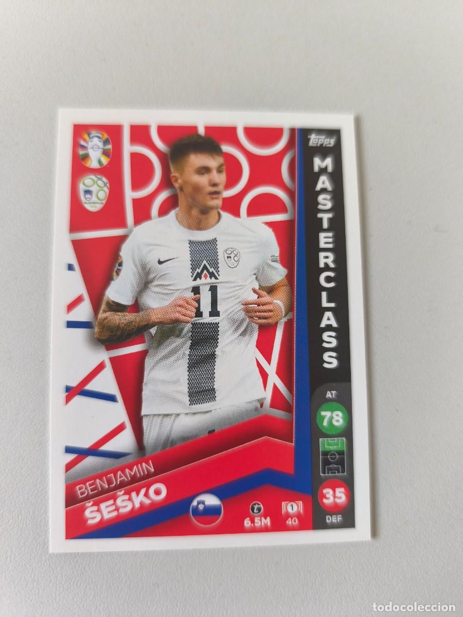 Cromos de F&uacute;tbol: EURO 2024 TOPPS MASTERCLASS BENJAMIN SESKO 40 CRM1