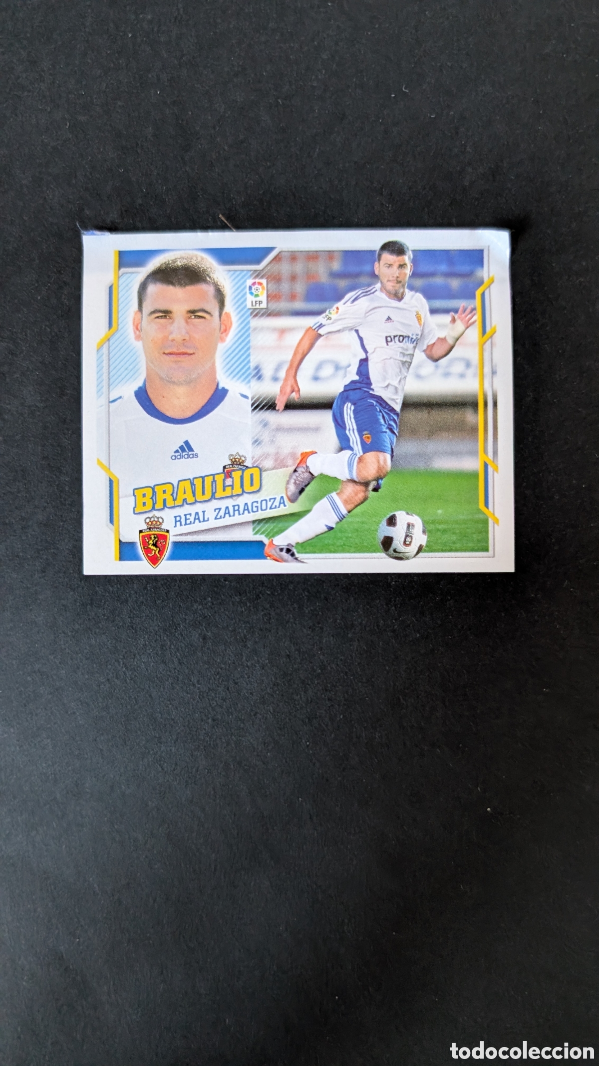 Cromos de F&uacute;tbol: BRAULIO ZARAGOZA COLOCA LIGA ESTE 2010/11 10 11 VENTANILLA