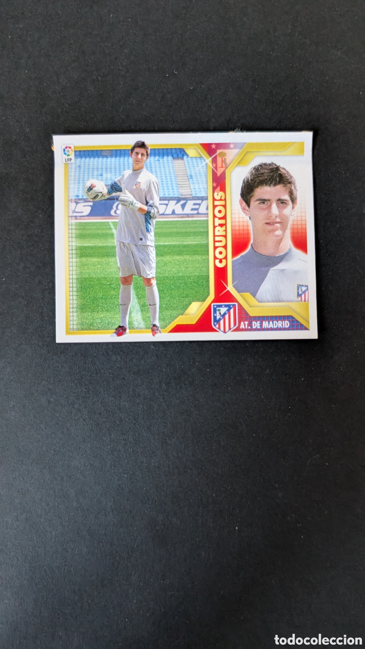 Cromos de F&uacute;tbol: COURTOIS ATL&Eacute;TICO MADRID FICHAJE 23 LIGA ESTE 2011/12 11 12 VENTANILLA