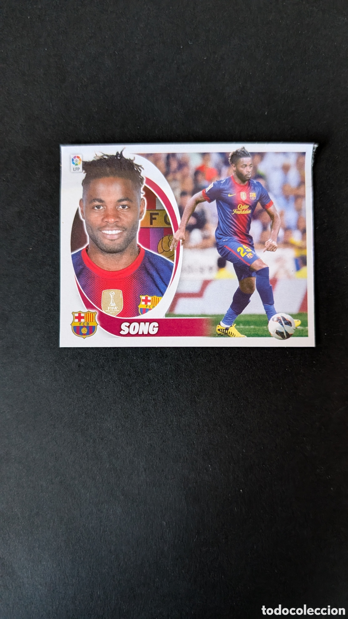 Cromos de F&uacute;tbol: SONG BARCELONA FICHAJE 44 LIGA ESTE 2012/13 12 13 VENTANILLA