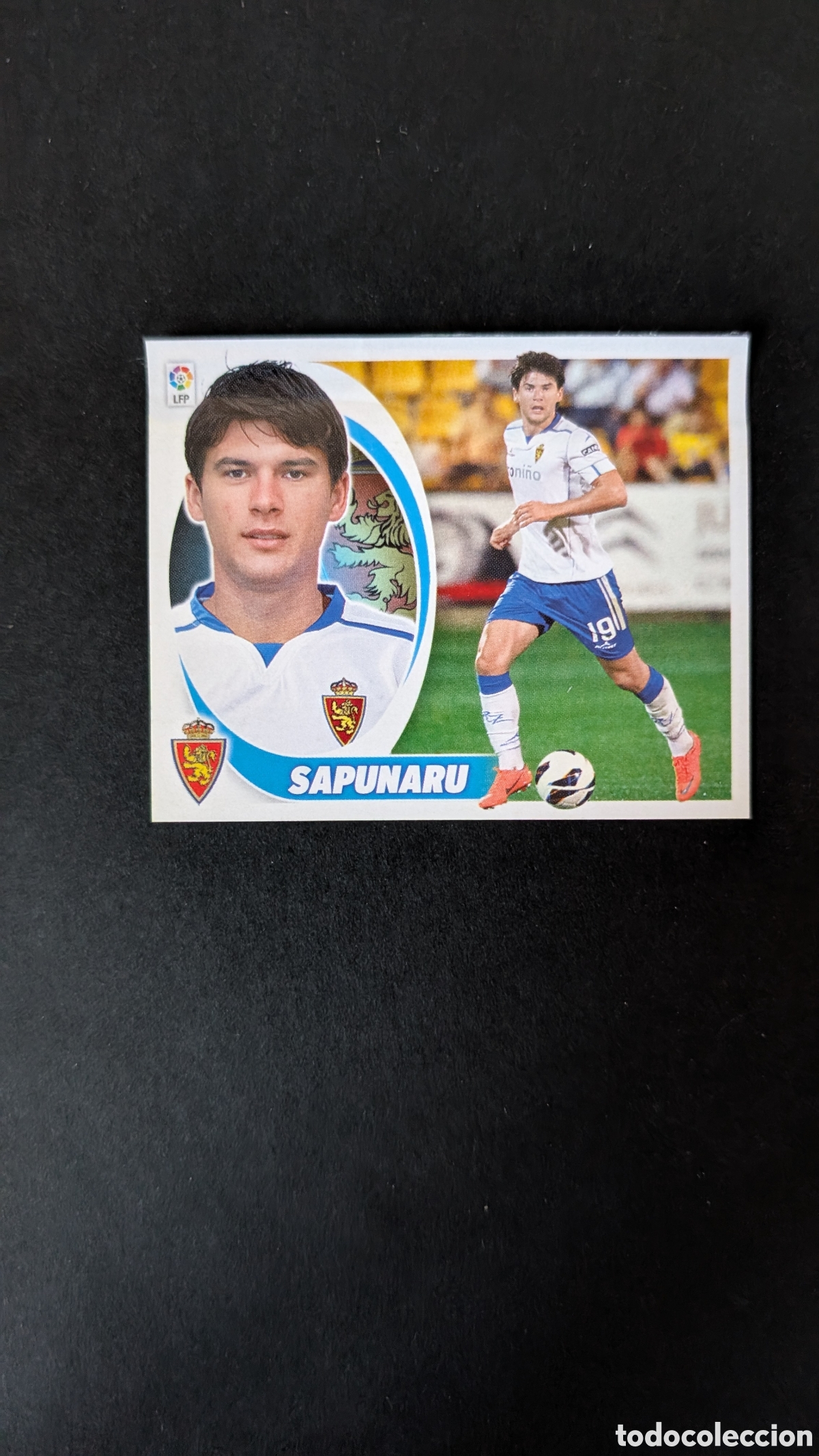 Cromos de F&uacute;tbol: SAPUNARU ZARAGOZA FICHAJE 50 LIGA ESTE 2012/13 12 13 VENTANILLA
