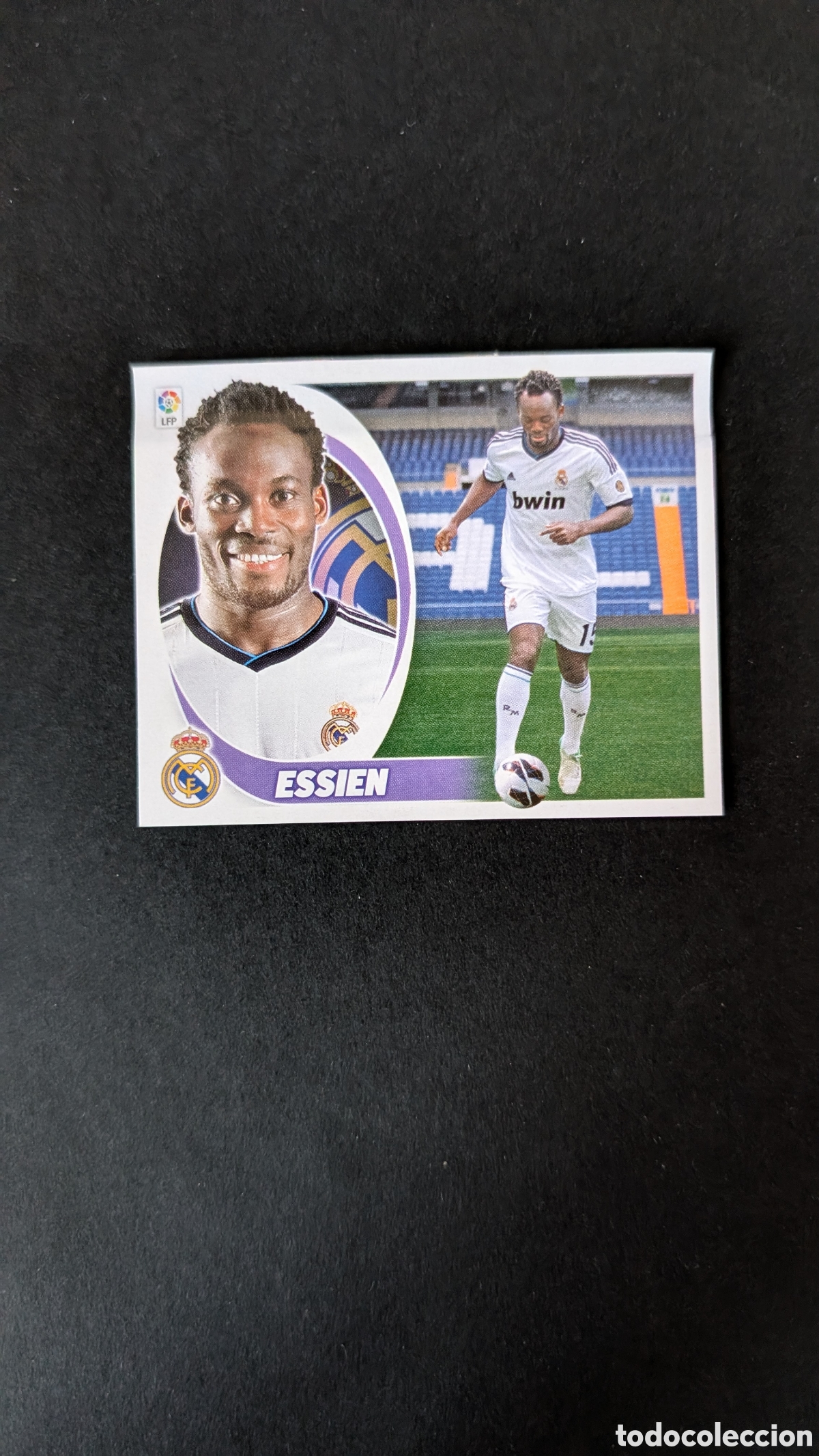 Cromos de F&uacute;tbol: ESSIEN REAL MADRID FICHAJE 58 LIGA ESTE 2012/13 12 13 VENTANILLA