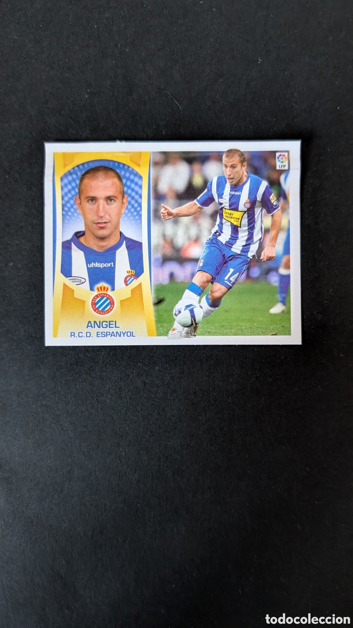 Cromos de F&uacute;tbol: ANGEL ESPANYOL BAJA LIGA ESTE 2009/10 09 10 VENTANILLA CONSERVA TRASERA