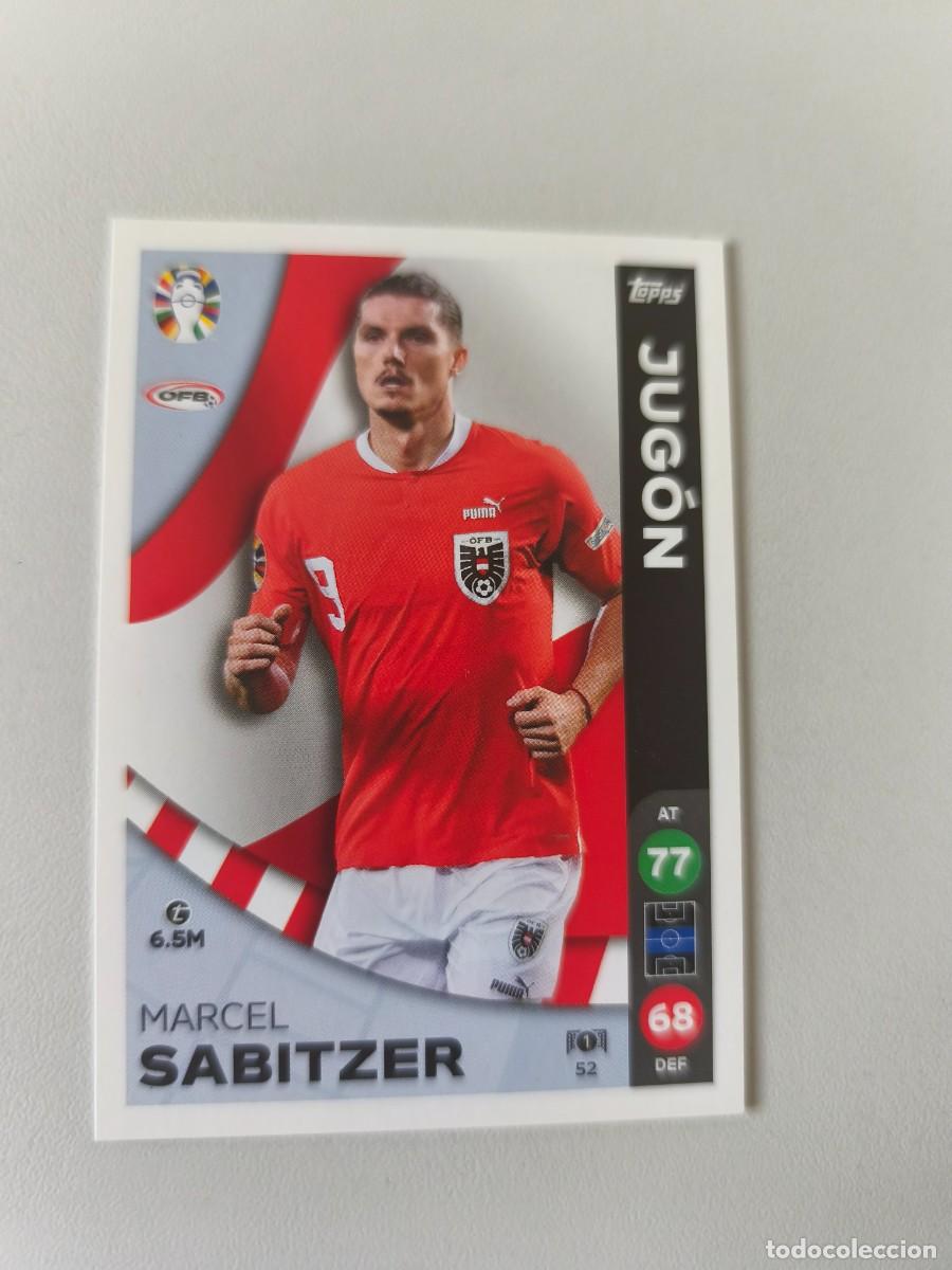Cromos de F&uacute;tbol: EURO 2024 TOPPS JUGON MARCEL SABITZER 52 CRM1