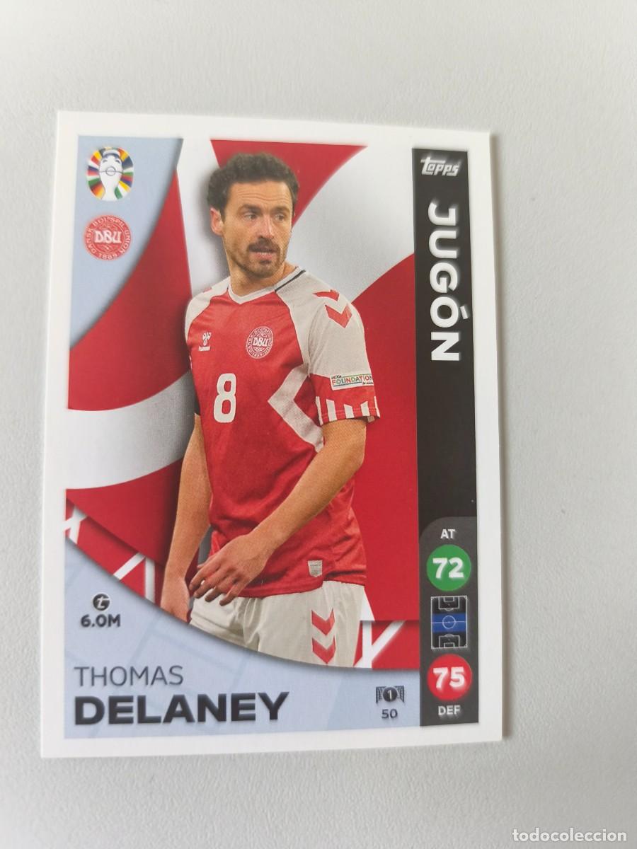 Cromos de F&uacute;tbol: EURO 2024 TOPPS JUGON THOMAS DELANEY 50 CRM1