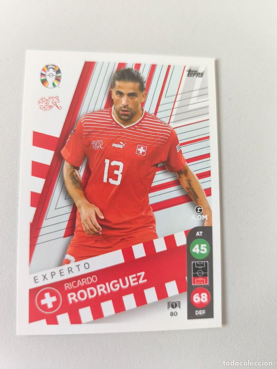 Cromos de F&uacute;tbol: EURO 2024 TOPPS EXPERTO RICARDO RODRIGUEZ 80 CRM1