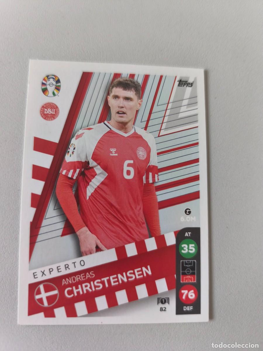 Figurine di Calcio: EURO 2024 TOPPS EXPERTO ANDREAS CHRISTENSEN 82 CRM1