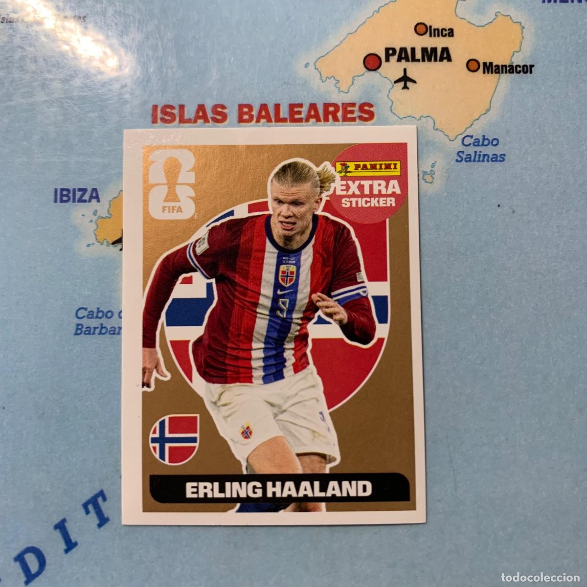 Figurine di Calcio: Haaland extra sticker versi&oacute;n bronce de Noruega cromo panini Mundial Fifa World Cup 2026