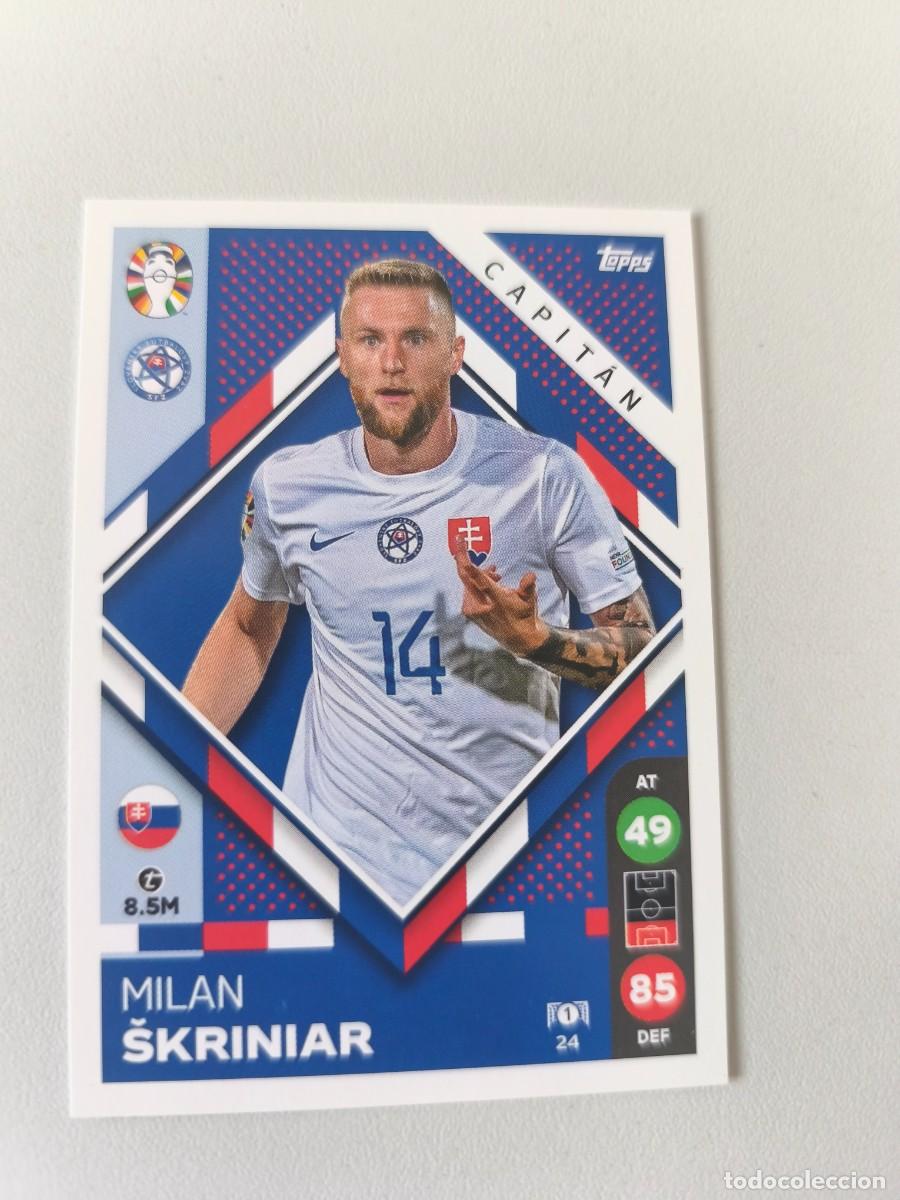Figurine di Calcio: EURO 2024 TOPPS CAPITAN MILAN SKRINIAR 24 CRM1