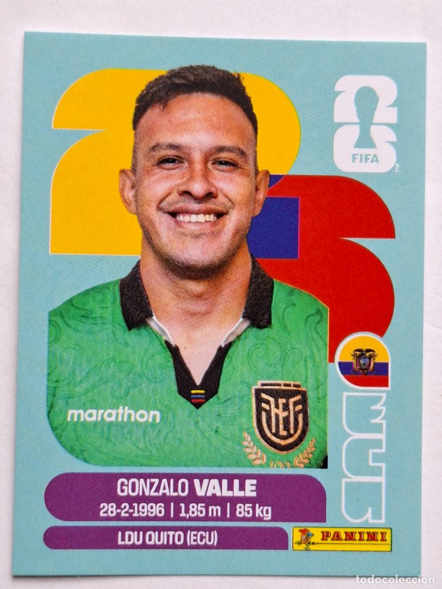 Cromos de F&uacute;tbol: #ECU 3 GONZALO VALLE (Ecuador) - Panini FIFA World Cup 2026 Sticker
