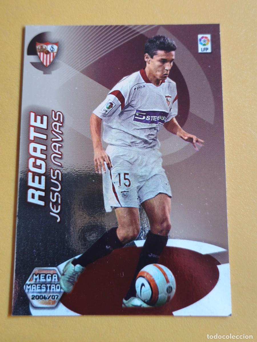Cromos de F&uacute;tbol: jesus navas, 2006 07 mega maestros