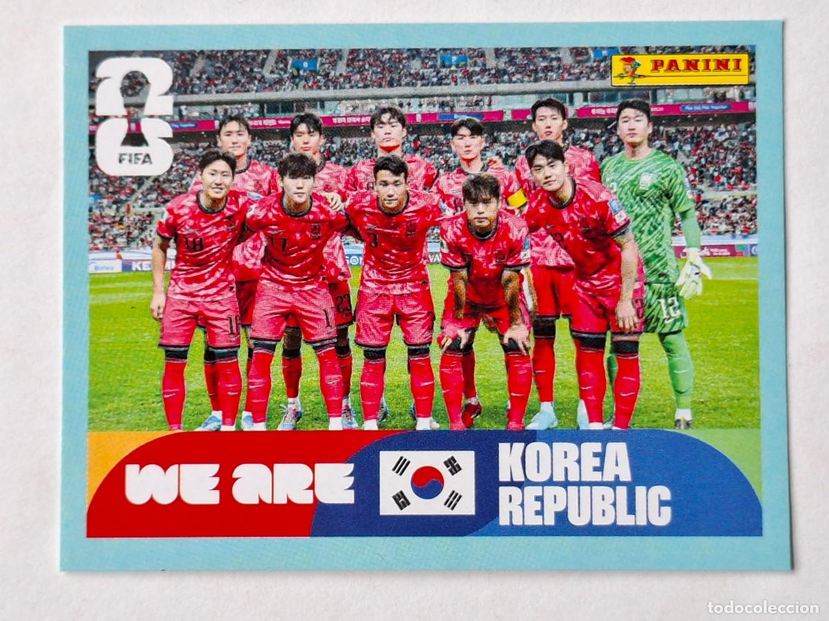 Cromos de F&uacute;tbol: #KOR 13 TEAM PHOTO (South Korea) - Panini FIFA World Cup 2026 Sticker