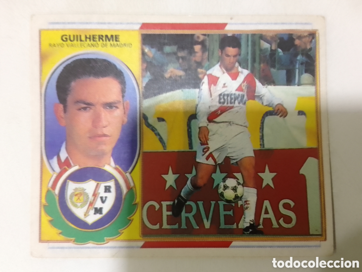 Cromos de F&uacute;tbol: Colecciones Este 96-97 Guilherme &bull; Rayo Vallecano.