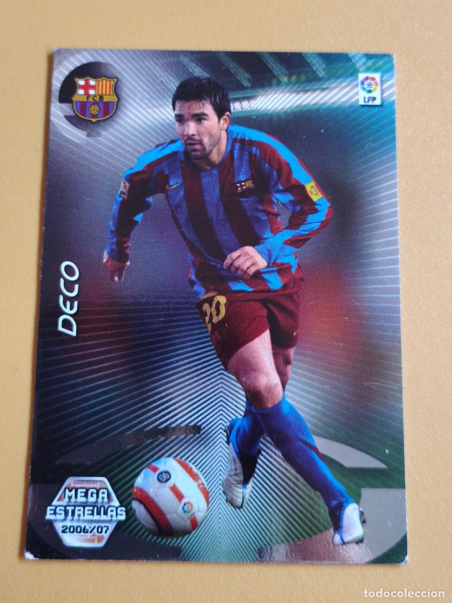 Cromos de F&uacute;tbol: deco, 2006 07 mega estrellas