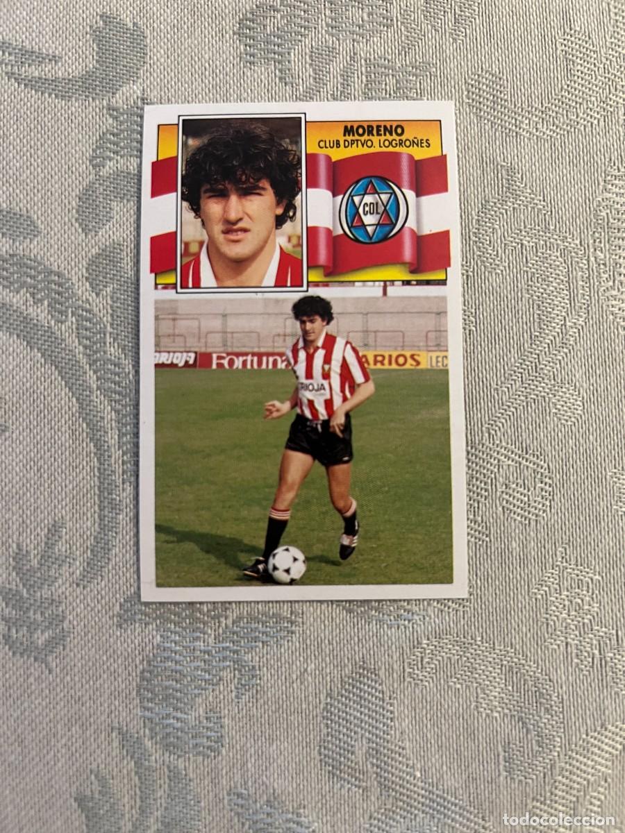 Cromos de F&uacute;tbol: MORENO LOGRO&Ntilde;&Eacute;S NUEVO EDICIONES ESTE 1990/91 90-91