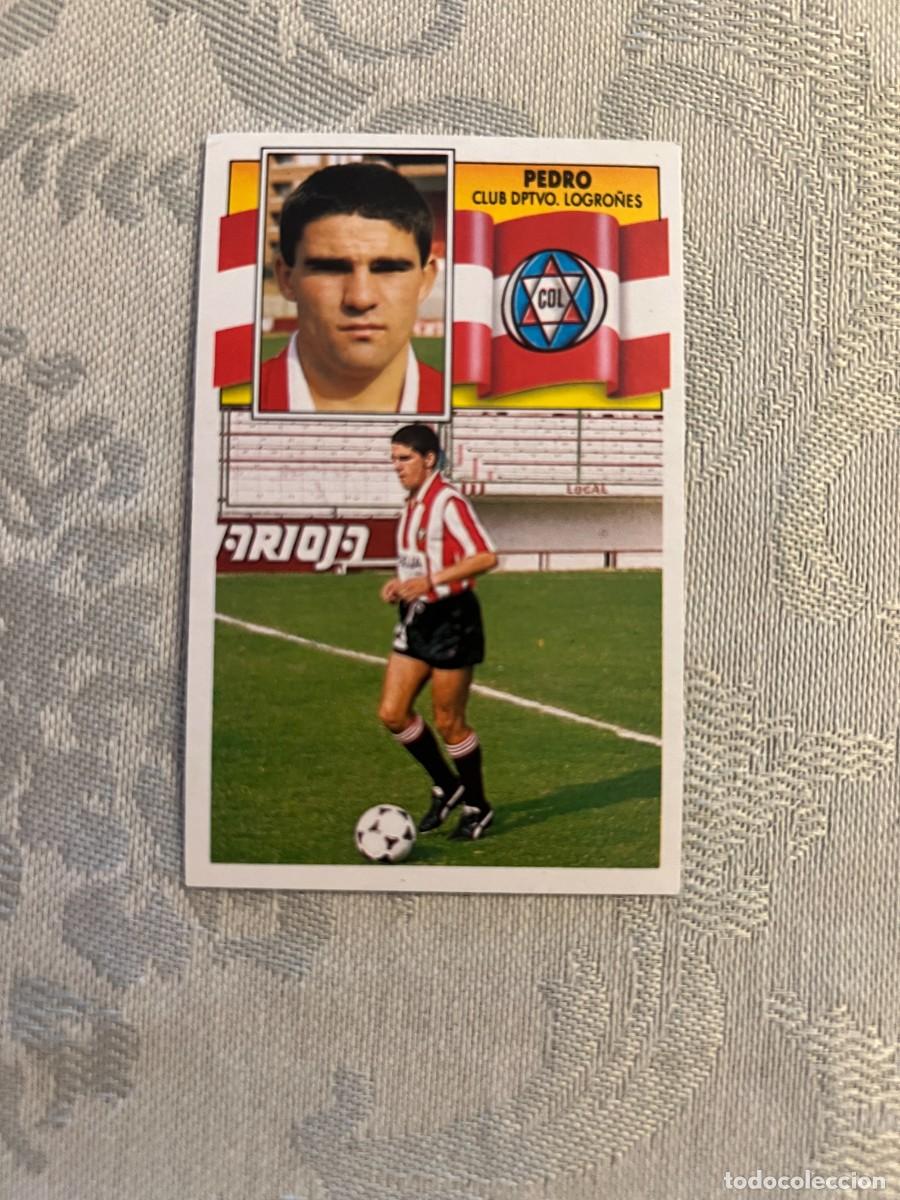 Cromos de F&uacute;tbol: PEDRO LOGRO&Ntilde;&Eacute;S NUEVO EDICIONES ESTE 1990/91 90-91