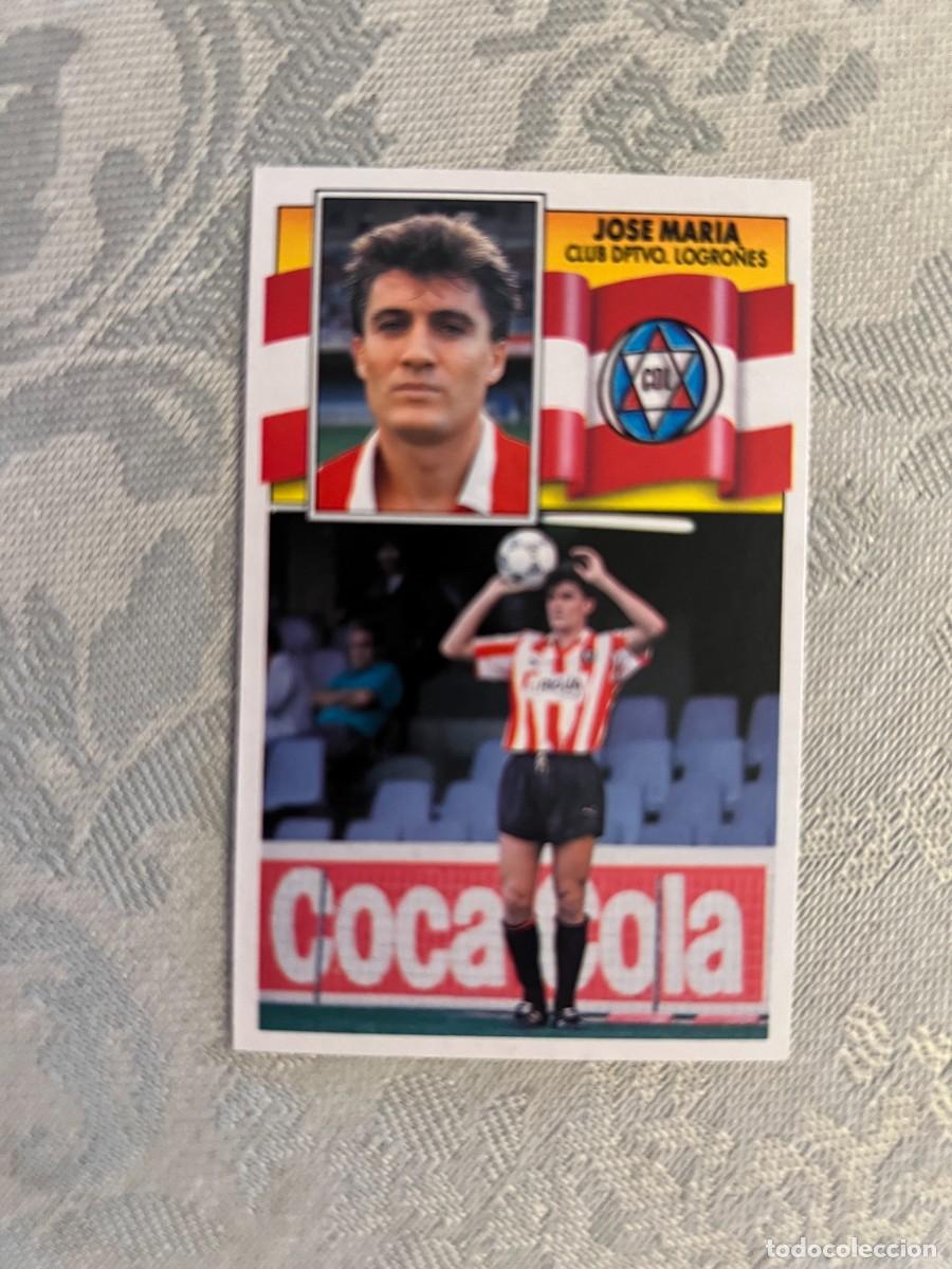 Fu&szlig;ball-Sticker: JOS&Eacute; MAR&Iacute;A LOGRO&Ntilde;&Eacute;S NUEVO EDICIONES ESTE 1990/91 90-91