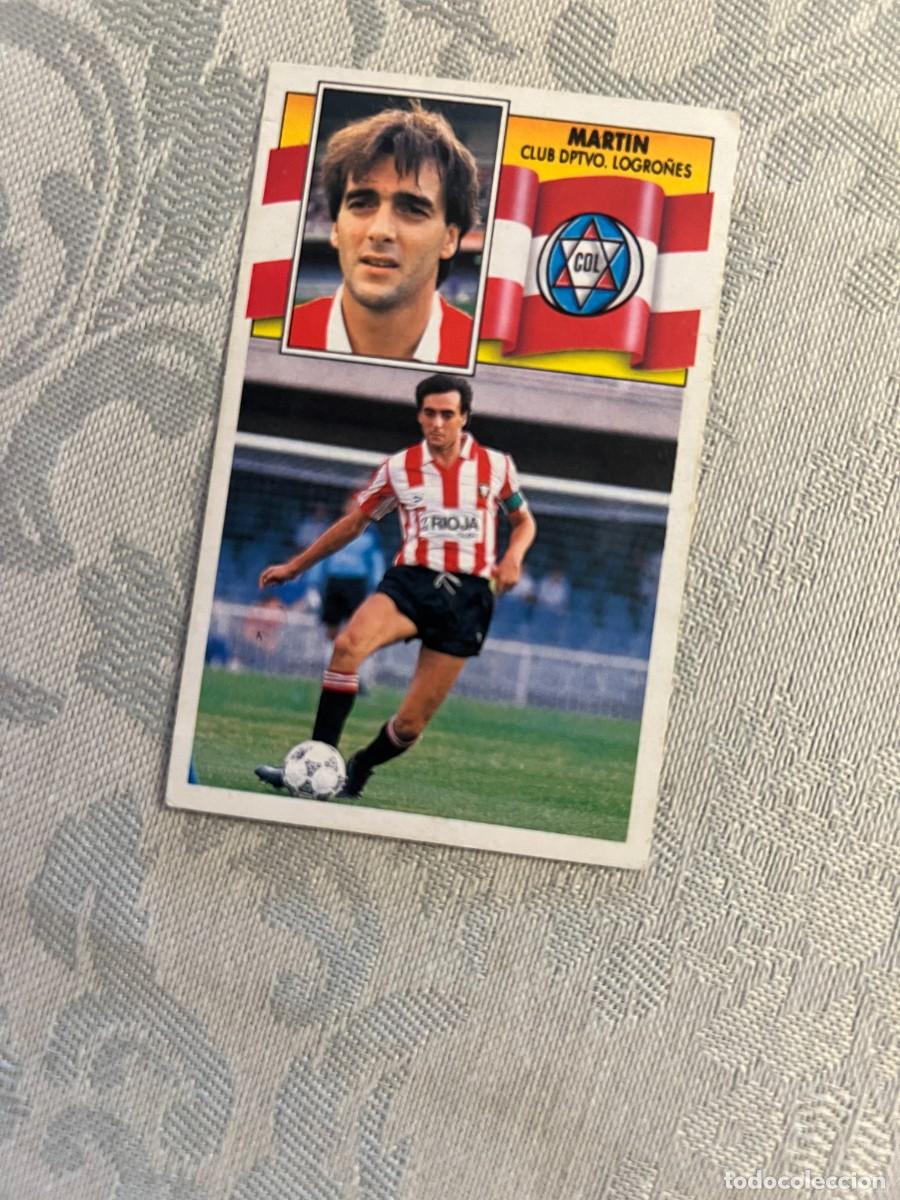 Fu&szlig;ball-Sticker: MART&Iacute;N LOGRO&Ntilde;&Eacute;S NUEVO EDICIONES ESTE 1990/91 90-91