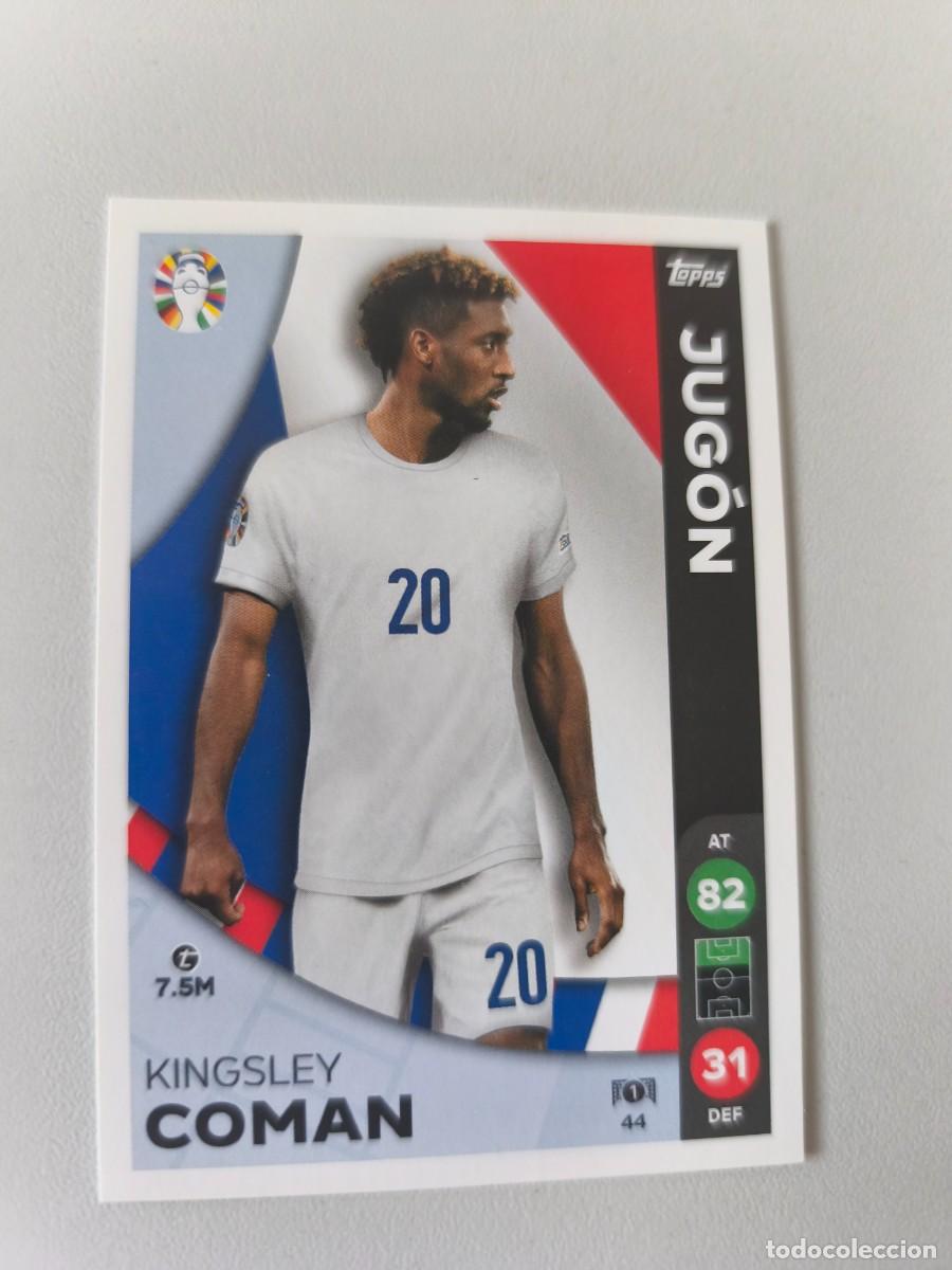 Fu&szlig;ball-Sticker: EURO 2024 TOPPS JUGON KINGSLEY COMAN 44 CRM1