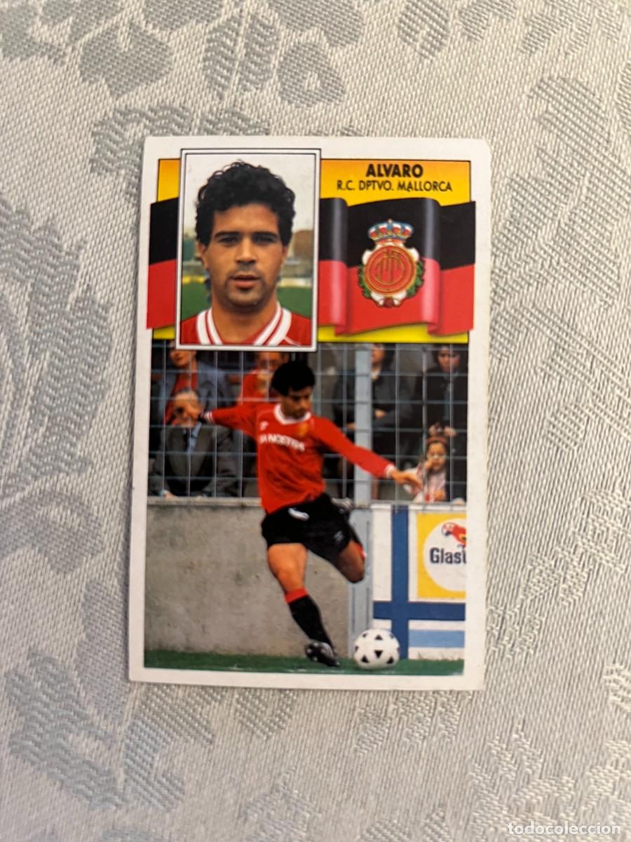 Fu&szlig;ball-Sticker: &Aacute;LVARO MALLORCA NUEVO EDICIONES ESTE 1990/91 90-91