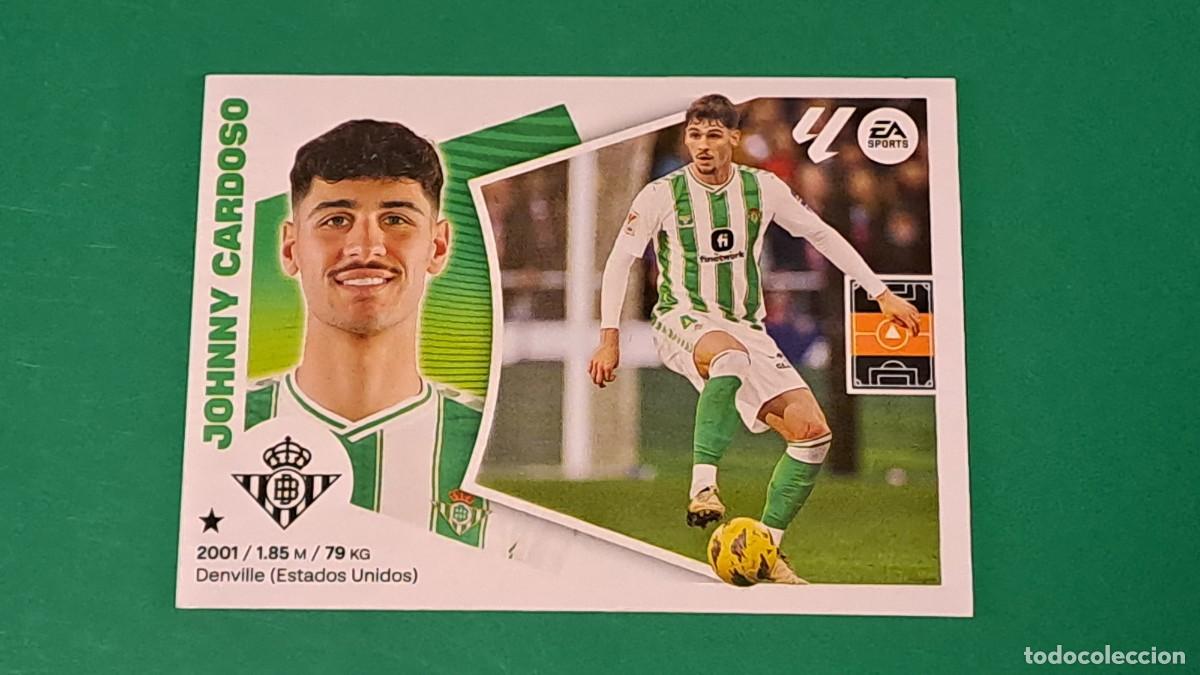 Fu&szlig;ball-Sticker: LIGA ESTE 2024 2025 24 25 N&ordm; 10 JOHNNY CARDOSO BETIS NUEVO SIN PEGAR