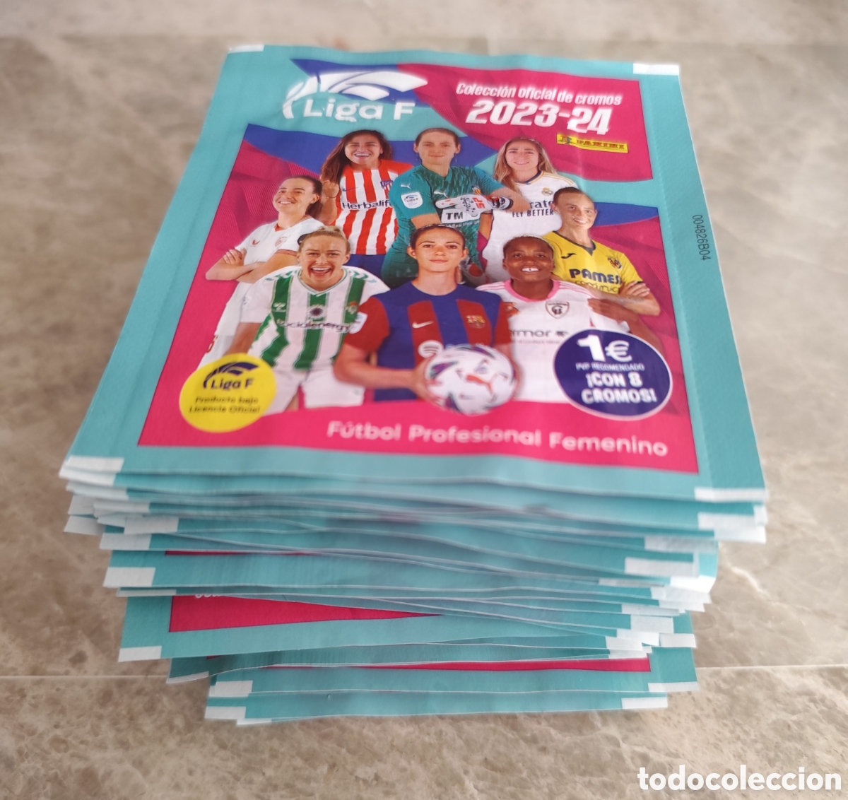 Cromos de F&uacute;tbol: LOTE 52 SOBRES LIGA F FUTBOL FEMENINO 2023 2024 23 24