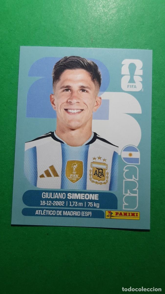 Cromos de F&uacute;tbol: (ARG 20 ARG20)(ARGENTINA) GIULIANO SIMEONE F&Uacute;TBOL 2026 PANINI