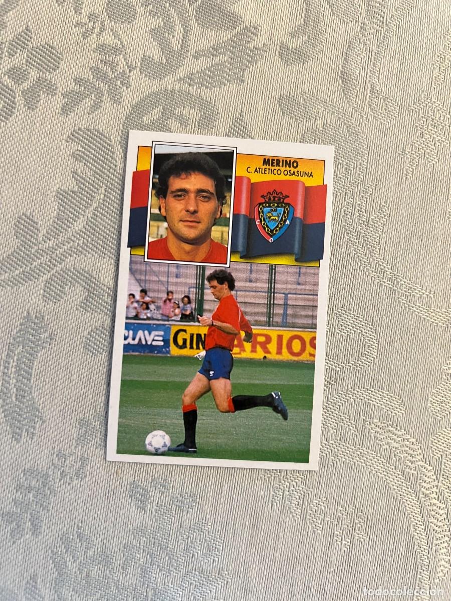 Cromos de F&uacute;tbol: MERINO OSASUNA NUEVO EDICIONES ESTE 1990/91 90-91