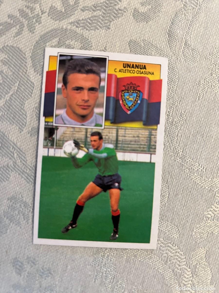 Cromos de F&uacute;tbol: UNANUA OSASUNA NUEVO EDICIONES ESTE 1990/91 90-91