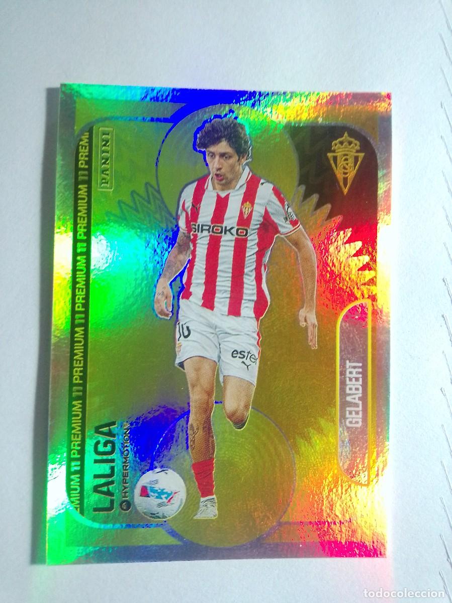 Cromos de F&uacute;tbol: GELABERT PREMIUM 11 DEL SPORTING GIJON 25 26 LIGA HYPERMOTION 2025 2026 NUEVO DE SOBRE PANINI