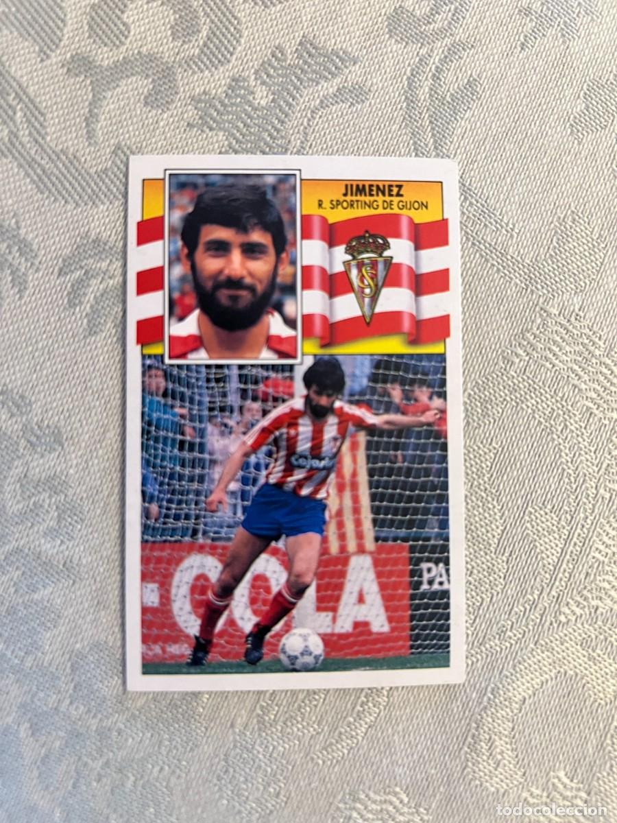 Cromos de F&uacute;tbol: JIM&Eacute;NEZ SPORTING NUEVO EDICIONES ESTE 1990/91 90-91