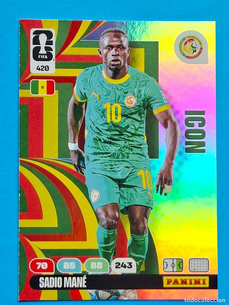 Cromos de F&uacute;tbol: Icon #420 SADIO MANE (Senegal) - PANINI Adrenalyn XL FIFA World CUP 2026