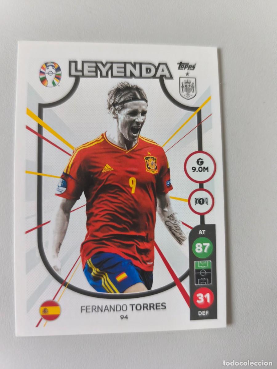 Cromos de F&uacute;tbol: EURO 2024 TOPPS FERNANDO TORRES 94 CRM1
