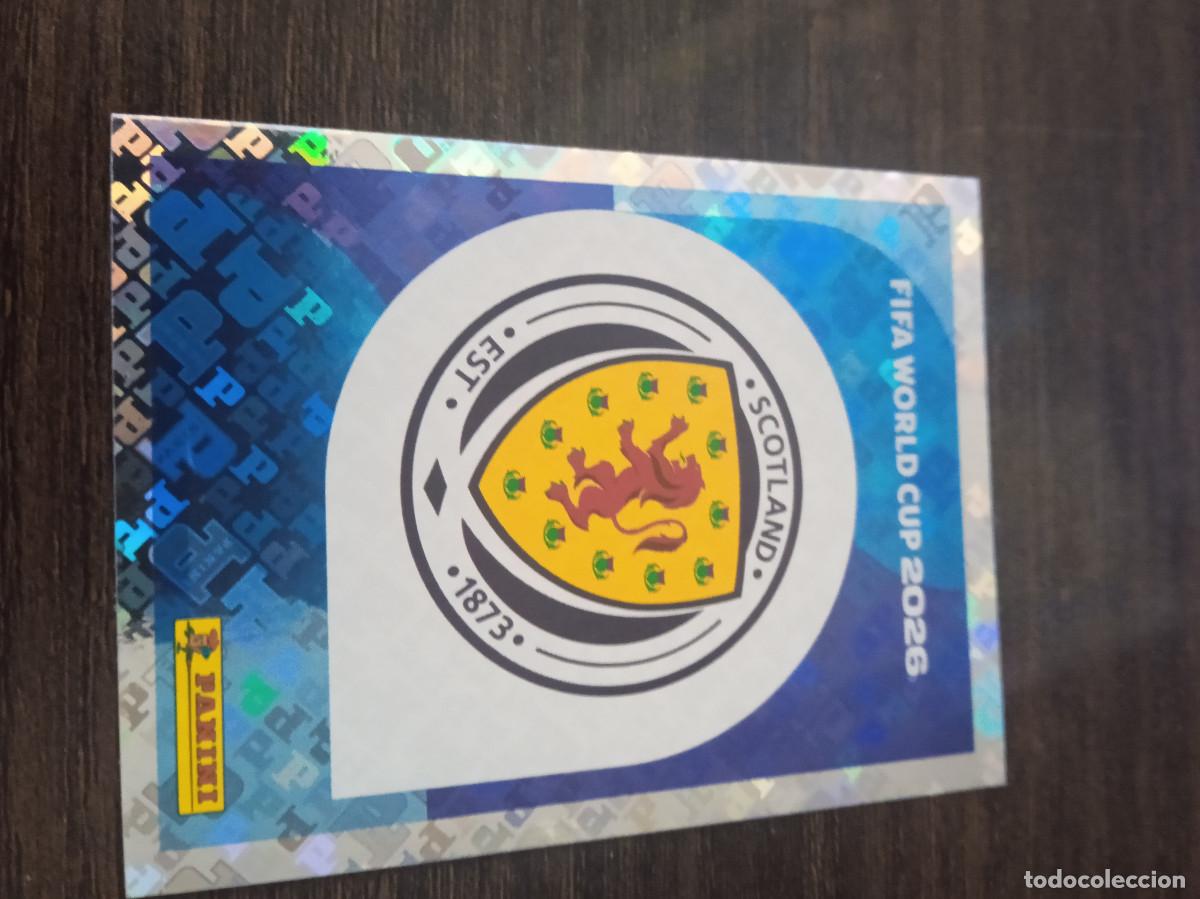 Cartes &agrave; collectionner de Football: Cromo Mundial Futbol 2026 Panini canada usa Mexico Escocia Escudo SCO 1